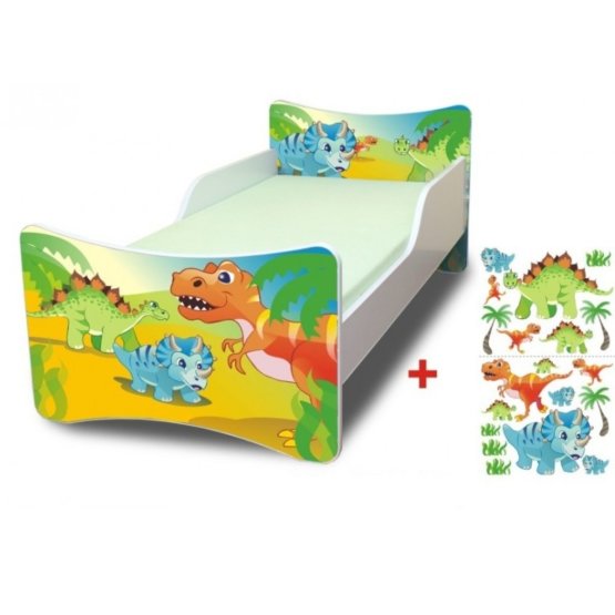 Detská posteľ - dinosauríky