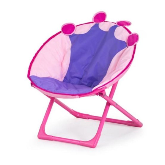 Detská rozkladacia stolička ružová - Queen