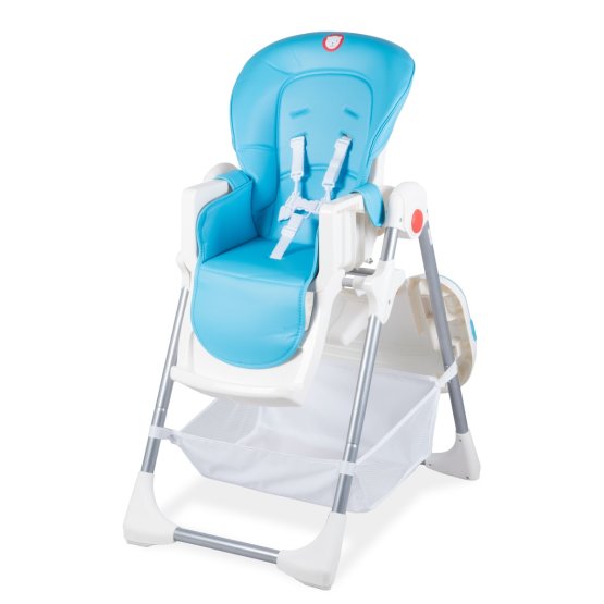 Detská jedálenská stolička LIONELO Linn Plus - modrá