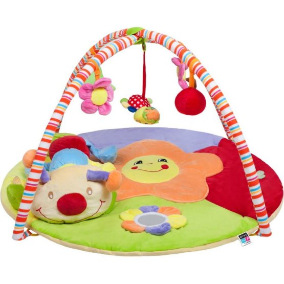 Hracia deka PlayTo stonožka s hračkou Multicolor