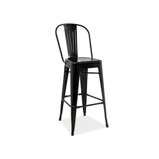 Barová stolička LOFT - čierna
