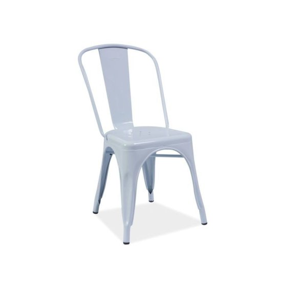 Jedálenská stoličká LOFT - biela