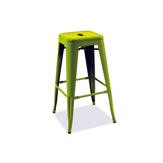 Barová stolička LONG - zelená