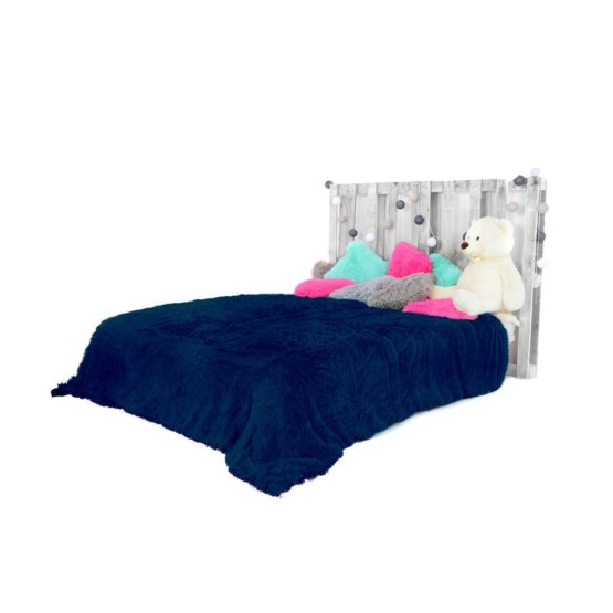 Deka a prikrývka na posteľ ELMO dark blue