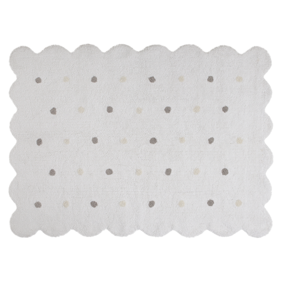 Detský koberec Biscuit - White
