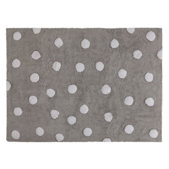 Detský koberec Polka Dots - Grey