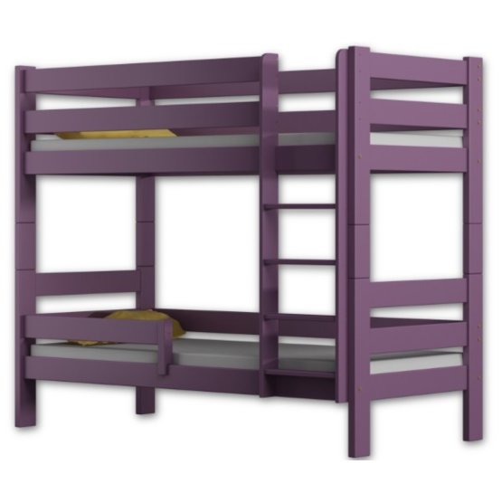 Detská poschodová posteľ Tega - fialová