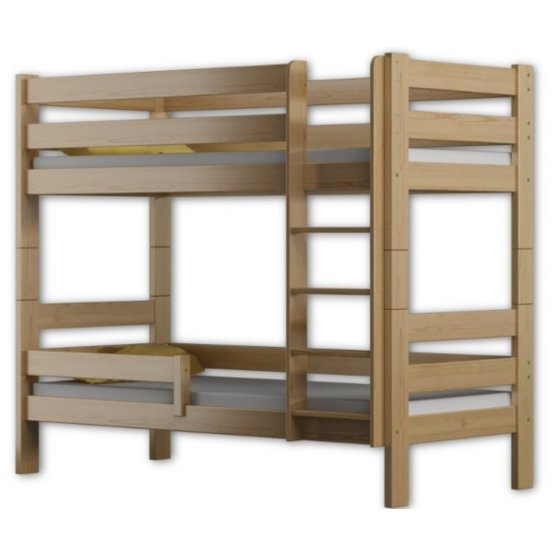Detská poschodová posteľ Tega - borovica