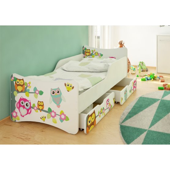 Detská posteľ - sovičky