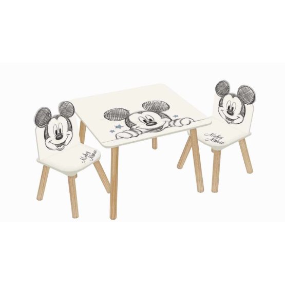 Detský stôl so stoličkami - Myšiak Mickey III