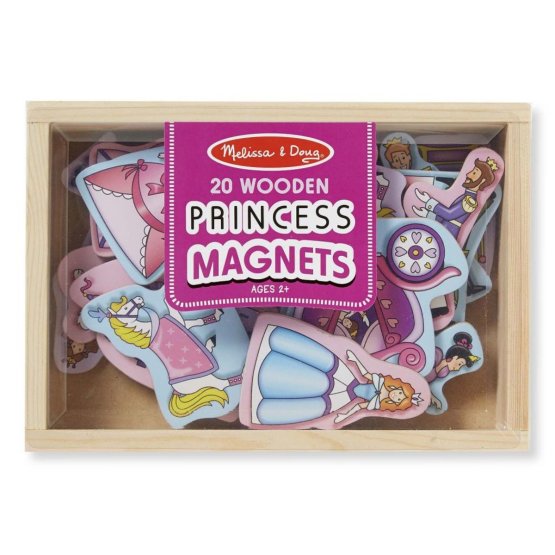 Melissa & Doug - magnetky na chladničku Princezná 20ks