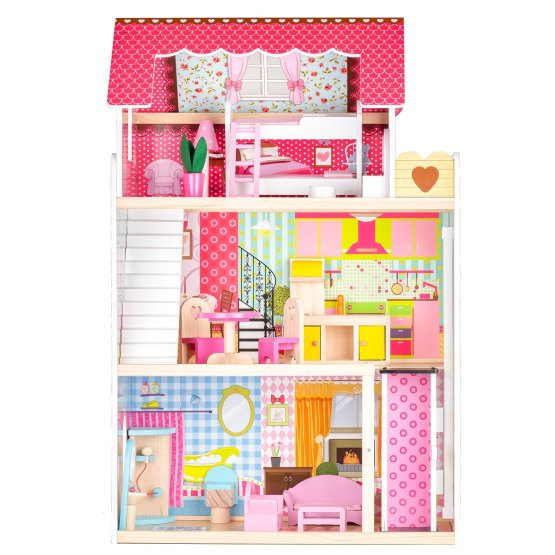 Drevený domček pre bábiky Ruby