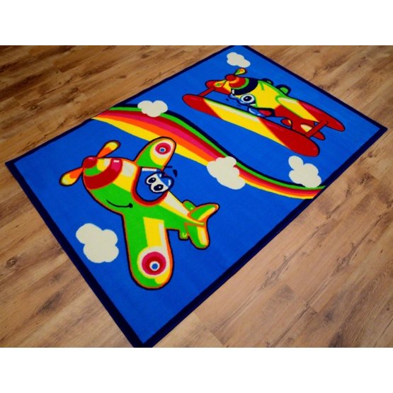 Detský koberec - lietadlá N