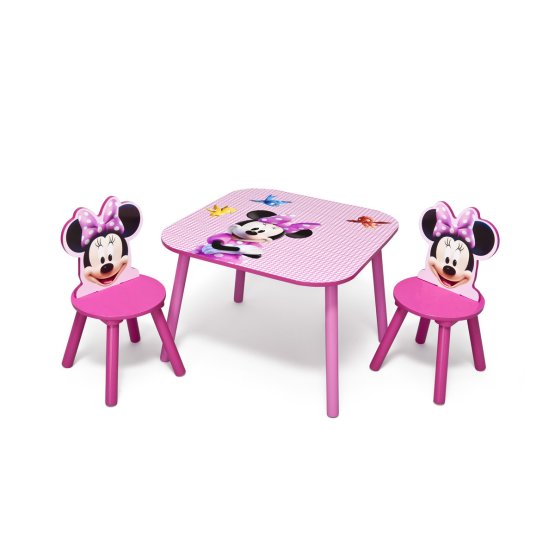 Detský stôl so stoličkami - myška Minnie II