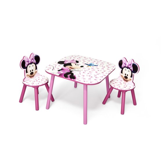 Detský stôl so stoličkami - myška Minnie III
