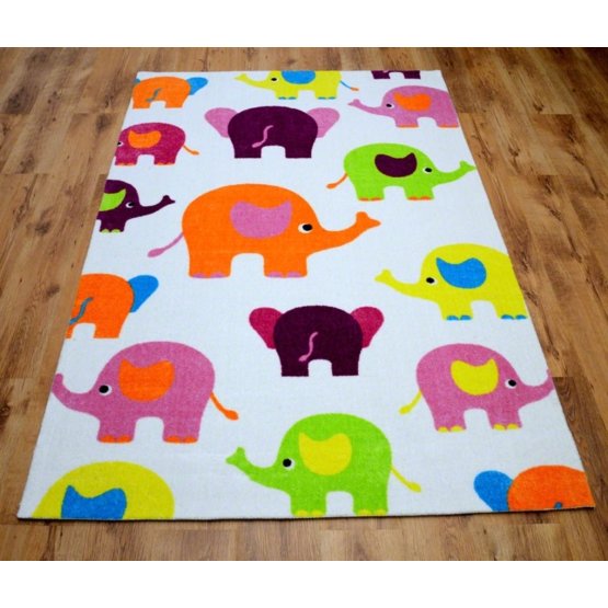 Detský koberec - sloníky