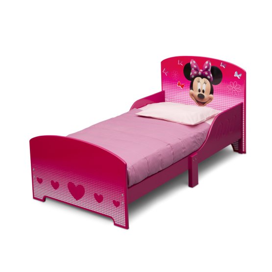 Detská drevená posteľ - myška Minnie