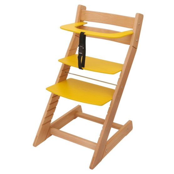 Detská rastúcia stolička UNIZE - žltá