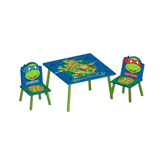 Detský stôl so stoličkami - Ninja Korytnačky