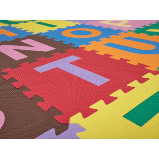 Detský koberec puzzle abeceda