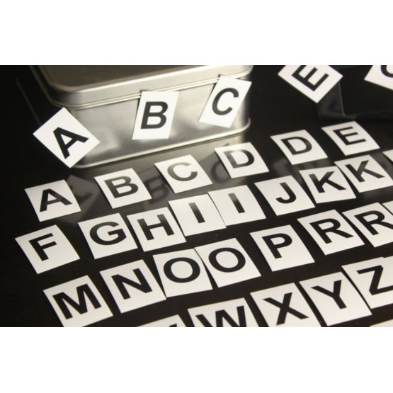 Magnetická abeceda - veľké písmená