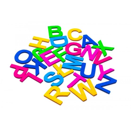 Magnetická abeceda filc - veľké písmená
