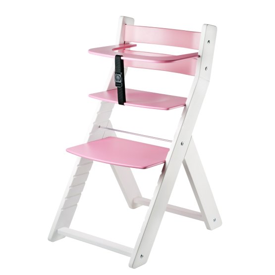 Detská rastúca stolička LUCA - ružová