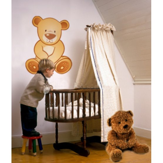 Samolepiaca dekorácia na stenu - medvedík