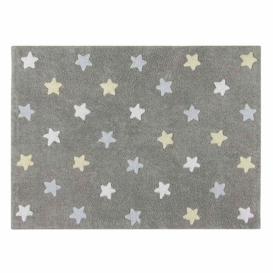 Dětský koberec s hvězdami Tricolor Stars Grey - Blue 