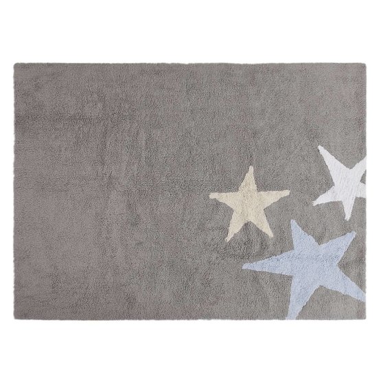 Detský koberec s hviezdami Stars Grey - Blue