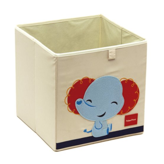 Detský látkový úložný box Fisher Price - slon
