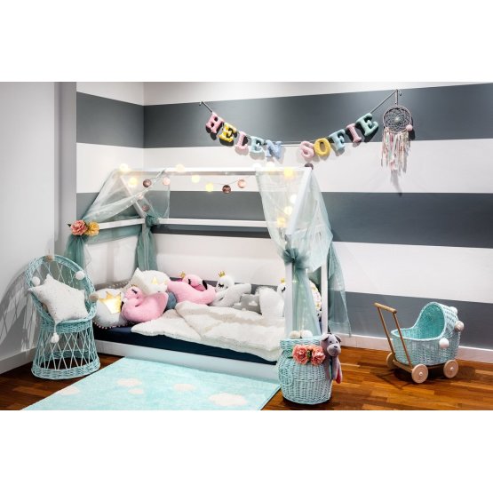 Detská posteľ - domček - rôzne farby