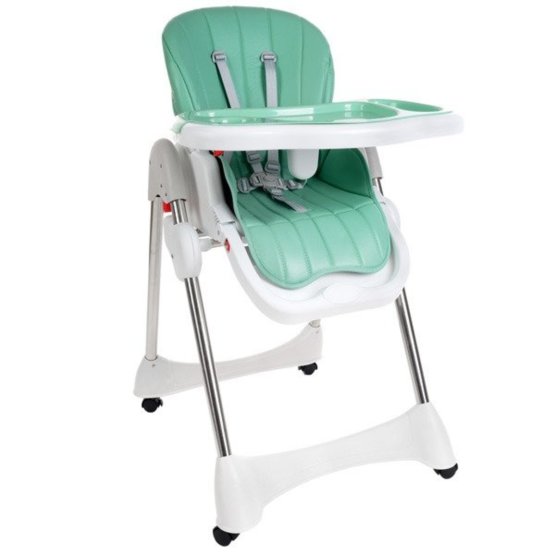 Detská jedálenská stolička Luxa - mätová