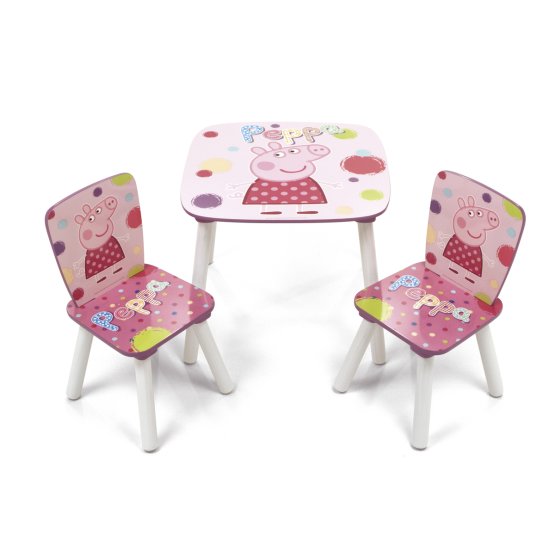 Detský stôl s stoličkami Peppa Pig