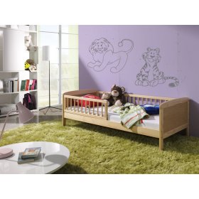 Detská posteľ Junior - 160x70 cm - prírodná