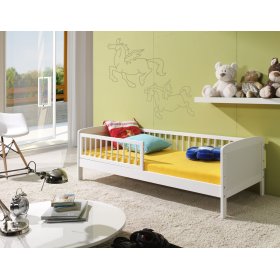 Detská posteľ Junior - 160x70 cm - biela