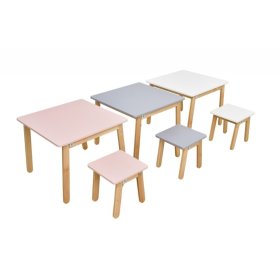 Detský stôl - Woody Pink