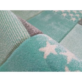 Detský koberec STARWALK - mätový