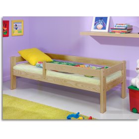 Detská posteľ so zábranou - buk