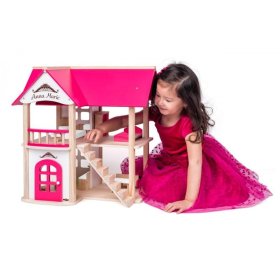 Domček pre bábiky Anna-Marie s nábytkom, Woodyland Woody