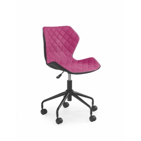 Študentská stolička Matrix - čierno-ružová, Halmar