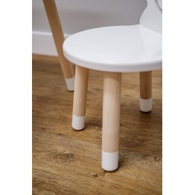 Detská stolička - Králik - biela