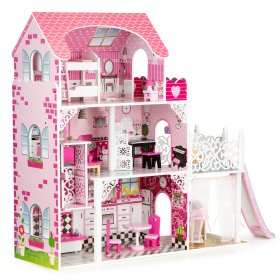 Drevený domček pre bábiky s výťahom Viktorie, EcoToys
