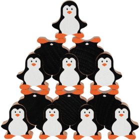 Drevená balančná hra - tučniaky, Goki