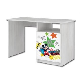 Detský písací stôl - Mickey Mouse rocková hviezda - dekor nórska borovica, BabyBoo, Mickey Mouse