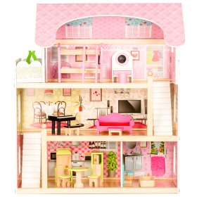 Drevený domček pre bábiky Rozprávková rezidencia, EcoToys