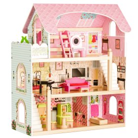 Drevený domček pre bábiky Rozprávková rezidencia