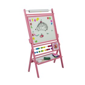Detská magnetická tabuľa ružová, 3Toys.com