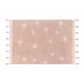 Bavlnený koberec Hippy Stars - Vintage Nude, Kidsconcept