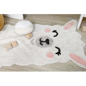 Detský bavlnený koberec - Smile Like a Llama, Kidsconcept